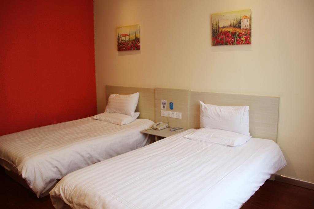 Hanting Hotel Hefei Railway Station Rum bild